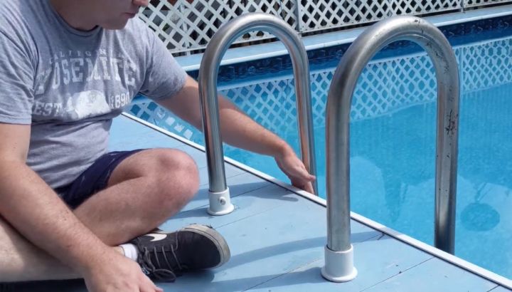 Attach A Pool Ladder To A Deck